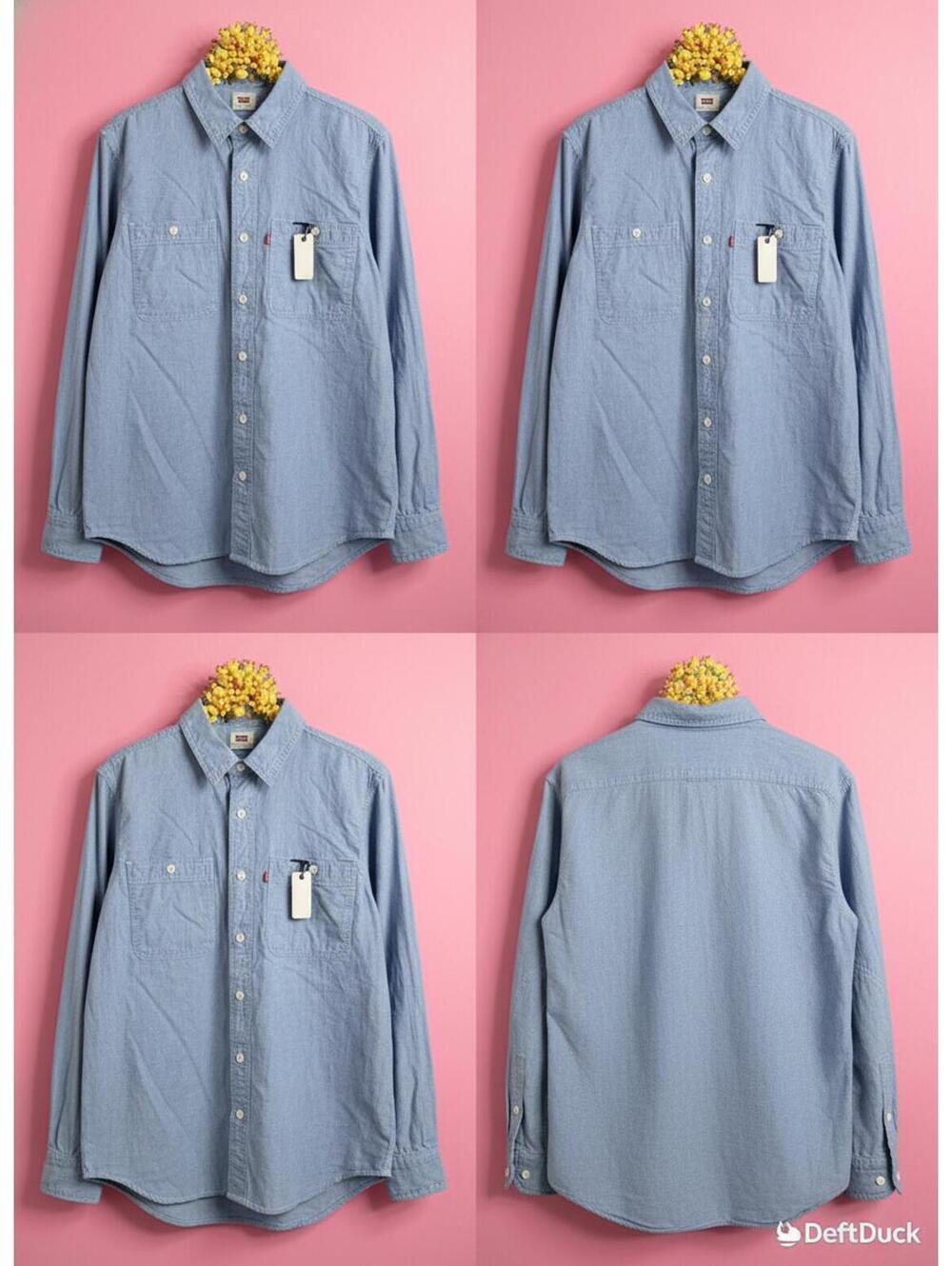 Levi's Classic Light Blue Denim Shirt - Deftduck Curated Closet